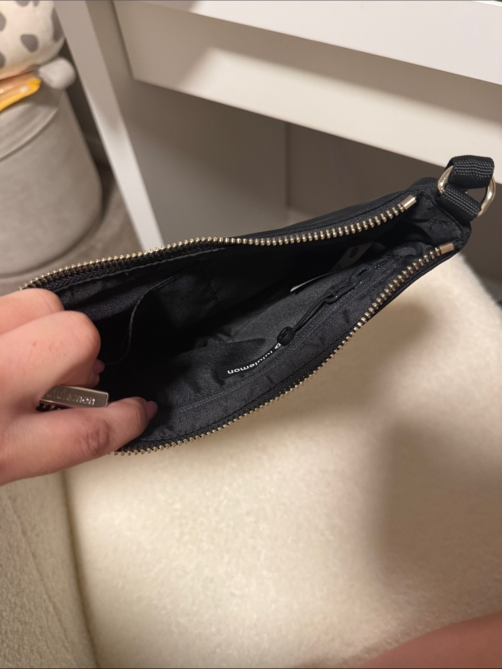 lululemon athletica Black Shoulder Bag with Gold Hardware - Picture 4 of 4